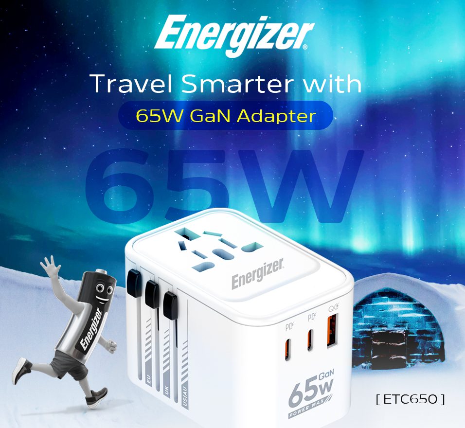 Travel Smart With GaN 65W Adapter