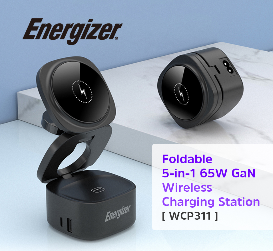 Foldable 5-in-1 65W GaN Wireless Charging Station